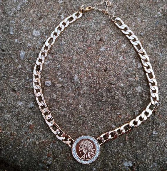 💫🌼Aldo Choker 💛Coin💎 Necklace - Picture 3 of 8
